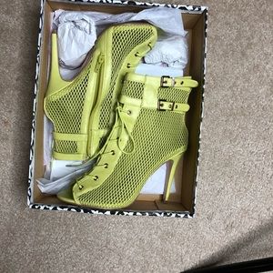 Neon Green Heels